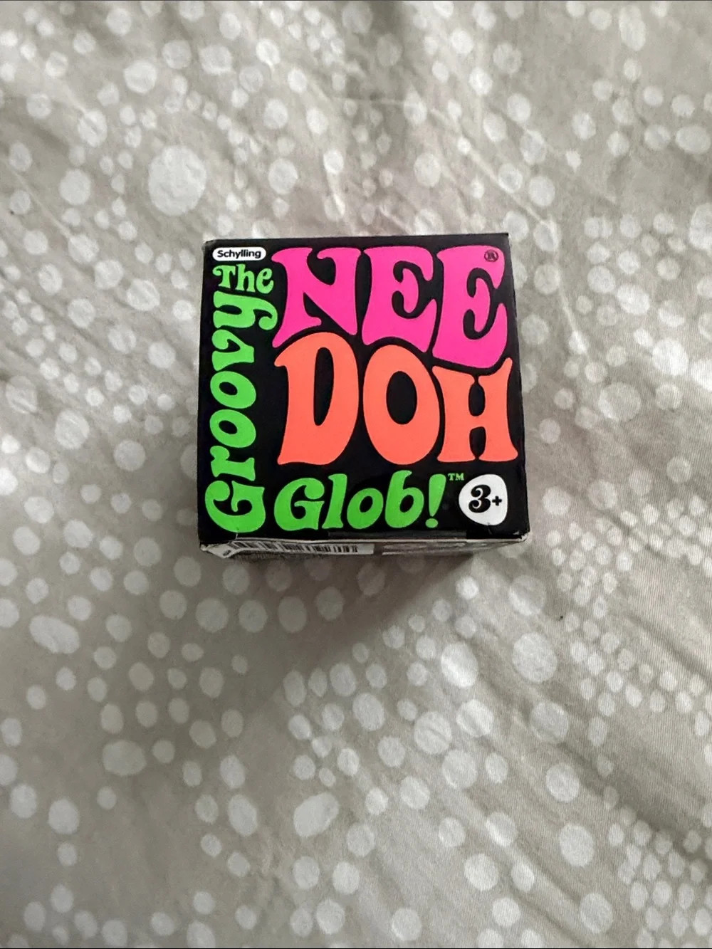 Needoh The Groovy Glob red Sensory Squish Toy NIOP unopened.